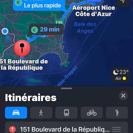 Апартаменты Apparemment151 Канны
